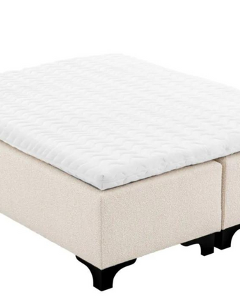 Bed Set Mavone - Bouclé Cream