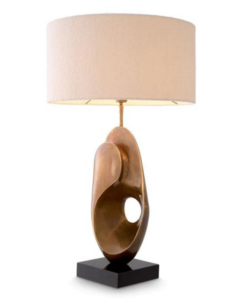 Table Lamp D Ancona - Vintage Brass Finish