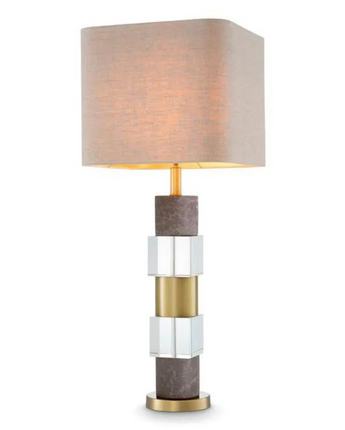 Table Lamp Cullingham - Grey Marble