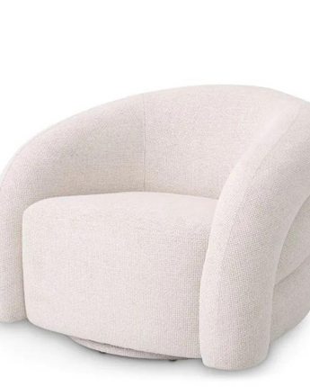 Swivel Chair Novelle Lyssa Offwhite