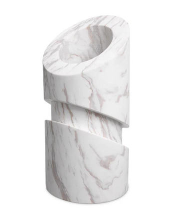 Object Megan Honed White Marble