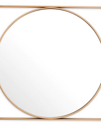 Mirror Montauk - Brushed Brass Finish | 90cm