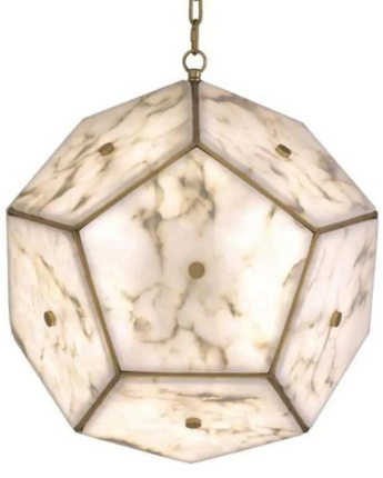 Lantern Gallo - Antique Brass Finish