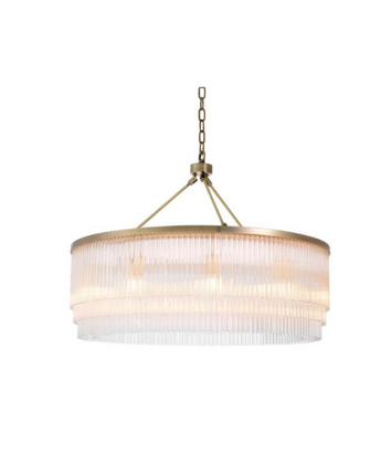 Chandelier Hector Light Brushed Brass Finish - L